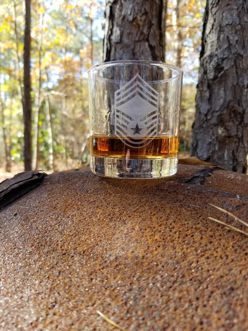 Rock glass, whiskey tumbler ItsLaser Engraving