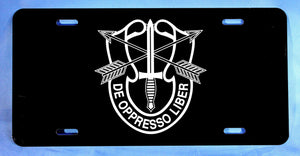 Special Forces De Oppresso Liber, Aluminum License Plate