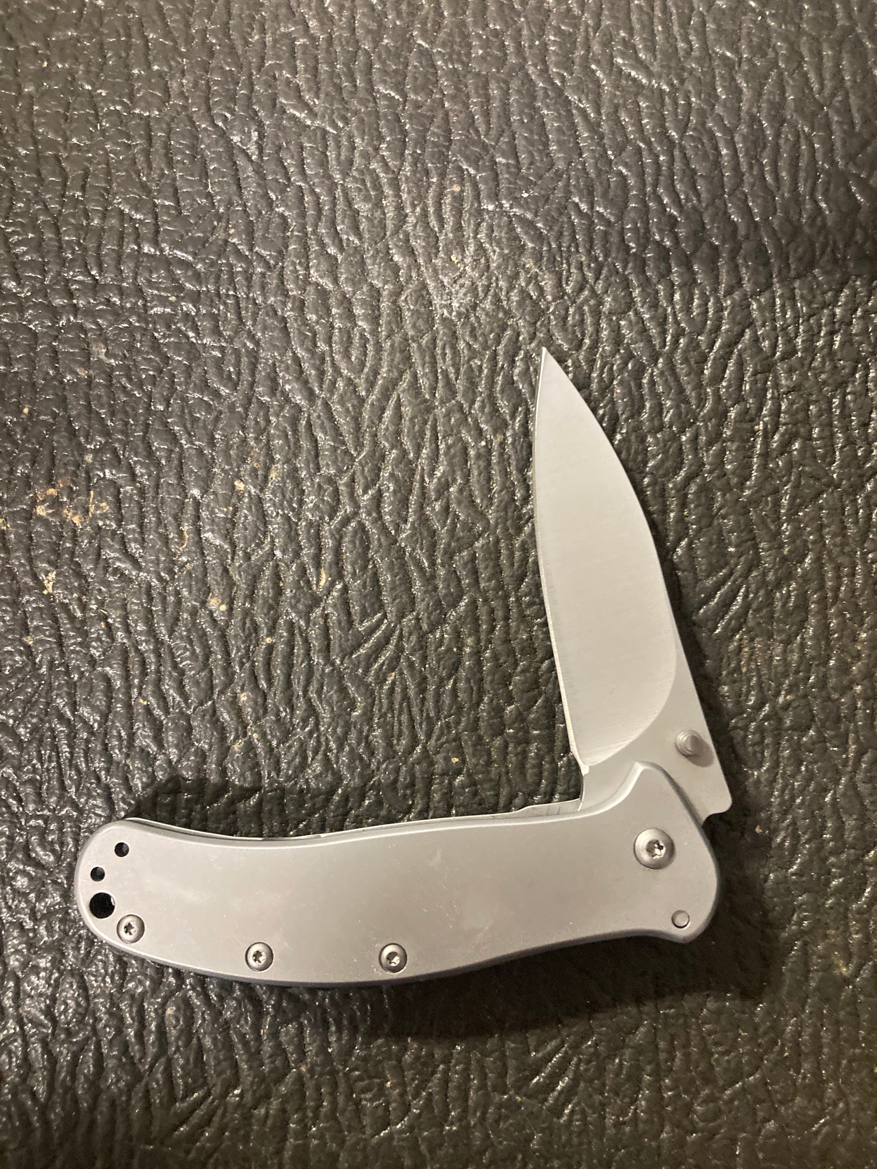 Kershaw PKG1C Folding pocket knife. Laser Engraved with your custom design.