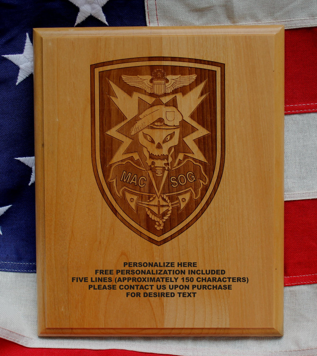 Army MACV SOG plaque