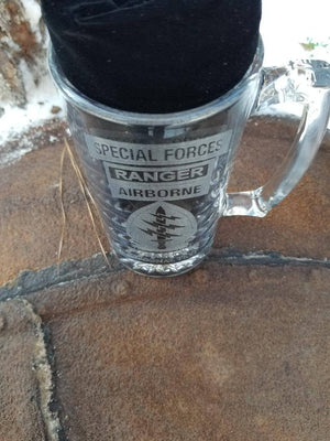 "Tower of Power" Special Forces Ranger Airborne Beer Mug