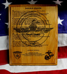 United States Marine Corps Force Reconnaissance, The Recon Creed Plaque, 3rd Reconnaissance Battalion, 3d Marine Division, EGA military gift