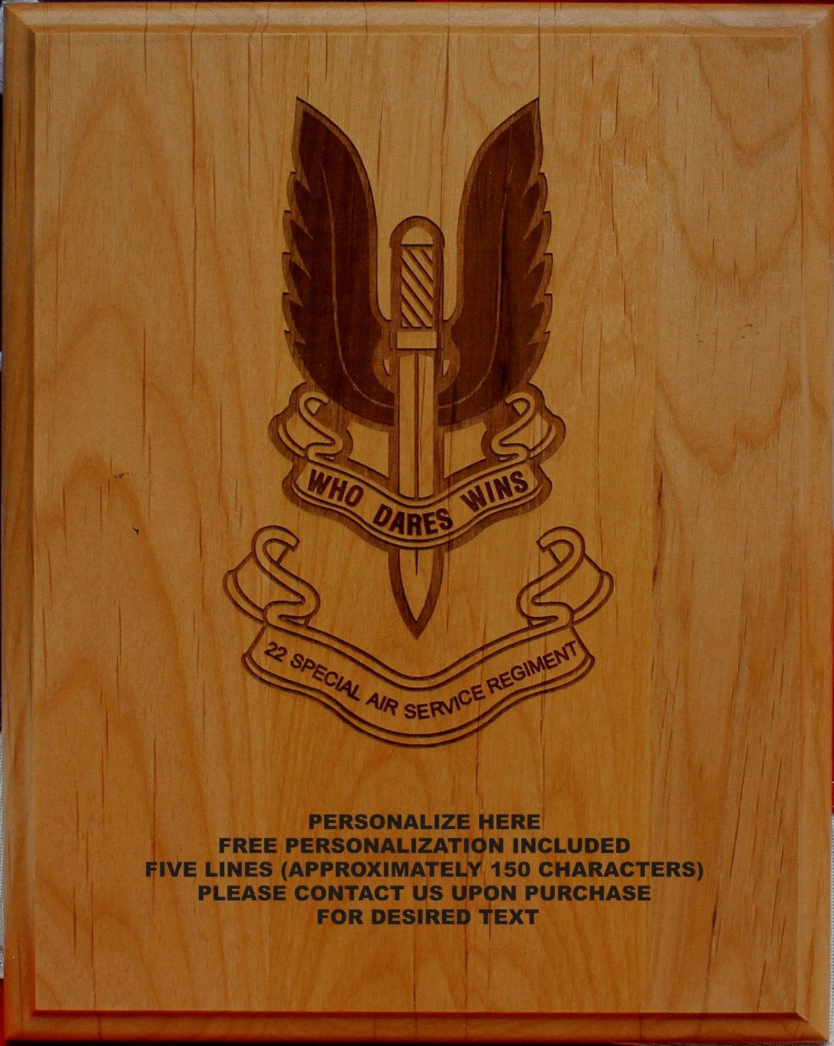 22 Special Air Service Regiment Plaque