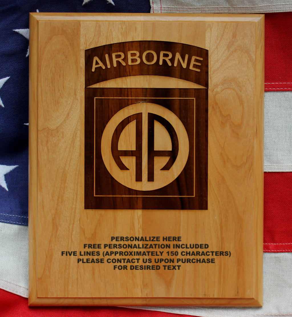 82nd Airborne Division Plaque