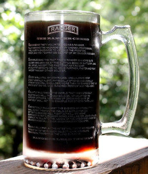 US Army Ranger Creed Beer Mug