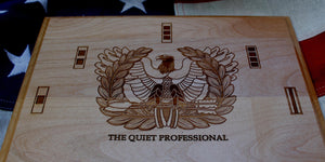 U.S. Army Chief Warrant Officer Plaque, Eagle Rising, The Quiet Professional