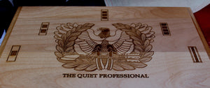 U.S. Army Chief Warrant Officer Plaque, Eagle Rising, The Quiet Professional