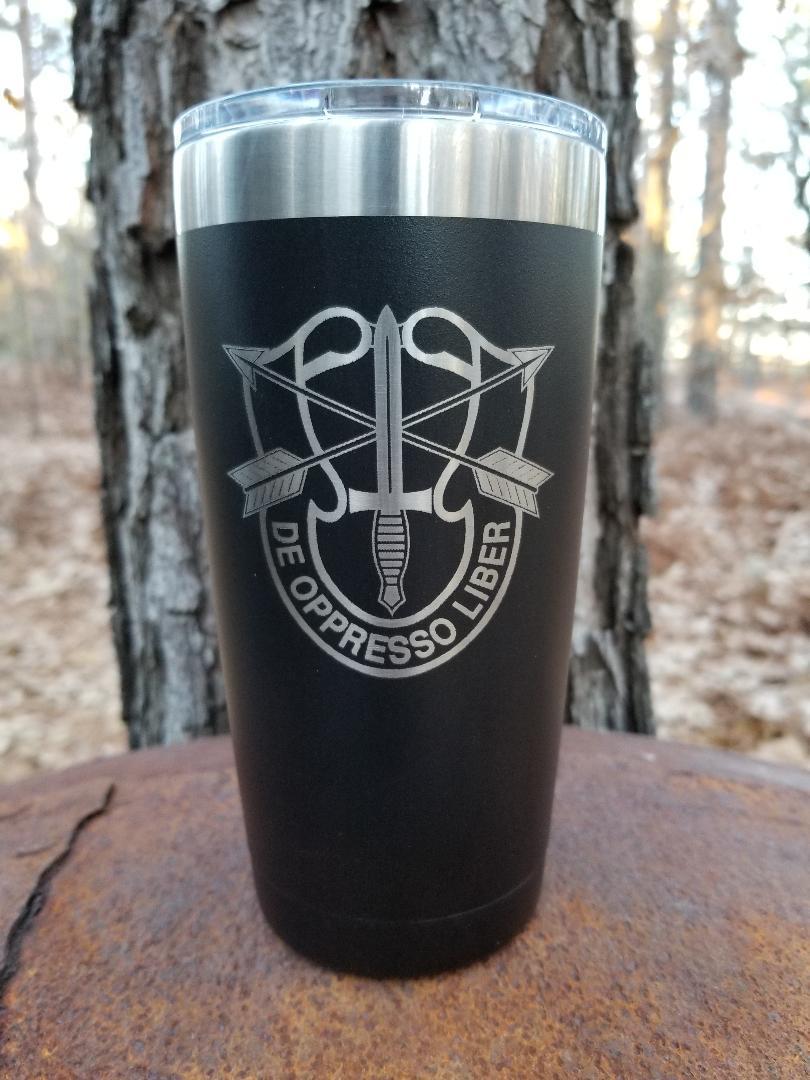 INSULATED TUMBLER TRAVEL MUG 20 OZ , SPECIAL FORCES